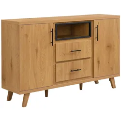 Wohnling, Kommode + Sideboard, Eiche (150 x 40 x 95 cm)