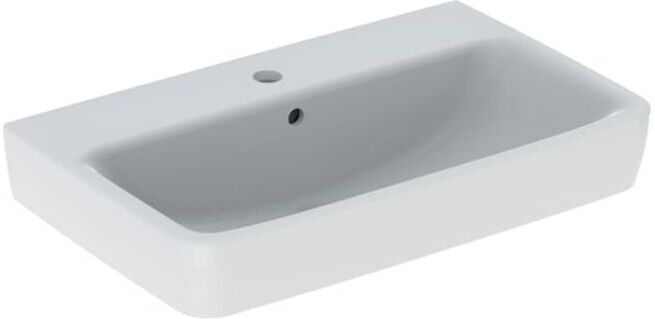 Geberit Lavabo Renova Compact 65x40cm, mitigeur, avec trop-plein, blanc KeraTect (501714008)
