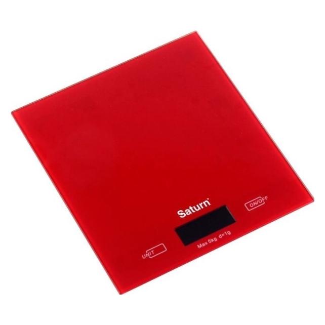 Saturn Waga kuchenna ST-KS7810 red (ST-KS7810 RED)