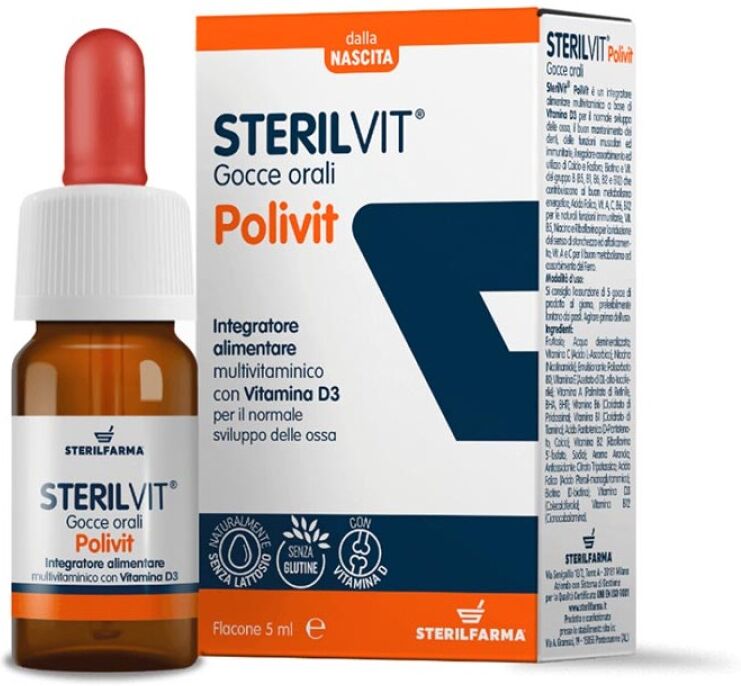 STERILFARMA Srl Sterilvit Polivit Gocce Orali 5 ml