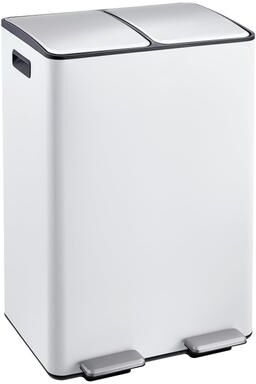 Garvee Dual Trash Can 2x8 gal, with Removable Inner Buckets & 2 Lids