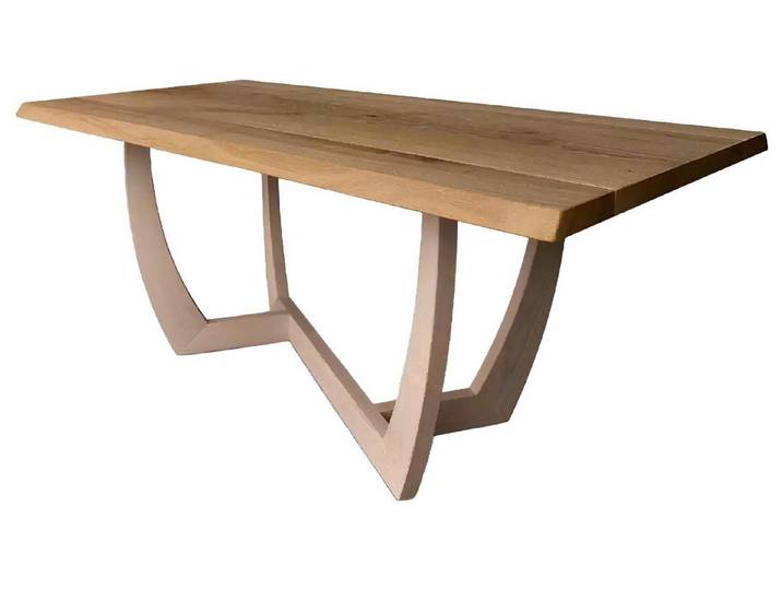Xlmoebel Esstisch Brauner Holz-Esstisch im modernen Design für die Küche oder Esszimmer (Esstisch, 1-St., Esstisch), Hergestellt in Europa