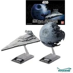 Revell Star Wars Bandai Death Star II + Imperial Star Destroyer 01207