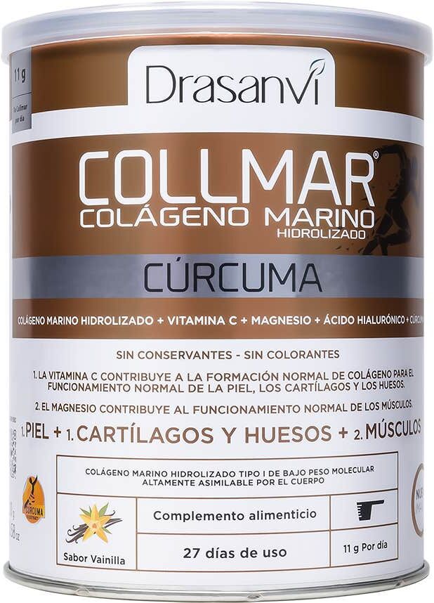 Drasanvi Collmar® Colágeno Marino + Magnesio + Cúrcuma Sabor Vainilla 300g
