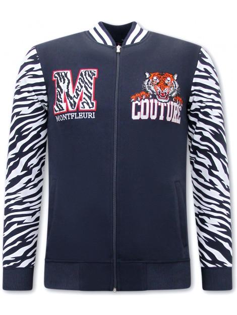 Montfleuri Vest met print tiger design