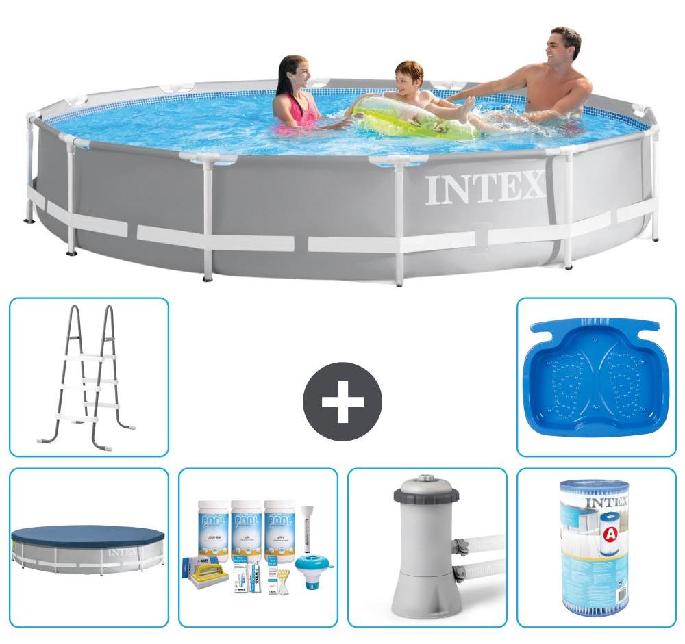 Prism Frame Pool Rund - 366x76 cm - 7-teilig S41913