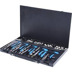 KS Tools 150.6160 Nirostahl Gewinde-Reparatur-Satz M6-M14, 113-tlg