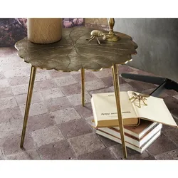 die Faktorei »Tree« Beistelltisch antik-gold