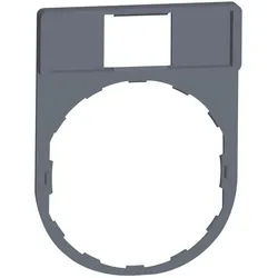 Schneider Electric ZBZ32CUST01 Schildträger, Kunststoff, 30x40mm, für 22mm, kundenspezifisch via Konfigruator