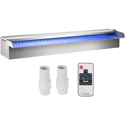 VEVOR Schwalldusche Poolfontäne LED  23,6 " x 4,5" x 3,1 " Poolbrunnen 1,3" Wasserfontäne 0,87" Dekoration Gartenteich