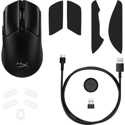 HP HyperX Pulsefire Haste 2 Wireless schwarz, USB/Bluetooth schwarz