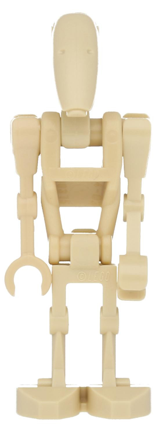 LEGO Minifiguur Battle Droid beige met rechte arm Star Wars sw0001c
