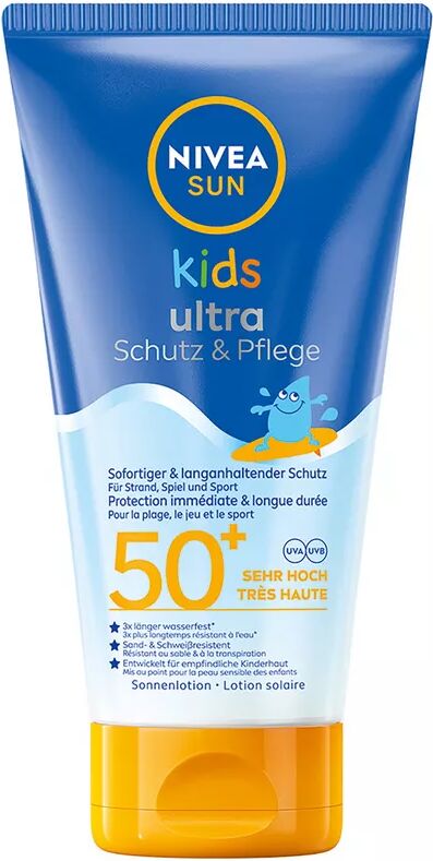 NIVEA SUN - Kids Swim & Play Sonnenlotion LSF 50+, Sun Kids Swim & Play LSF 50+, 150  ml