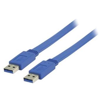 Valueline Plochý kabel USB 3.0 A-A / Kabel / propojovací / 3 m (3 m, USB 3.2 Gen 1) (VLCP61005L30)