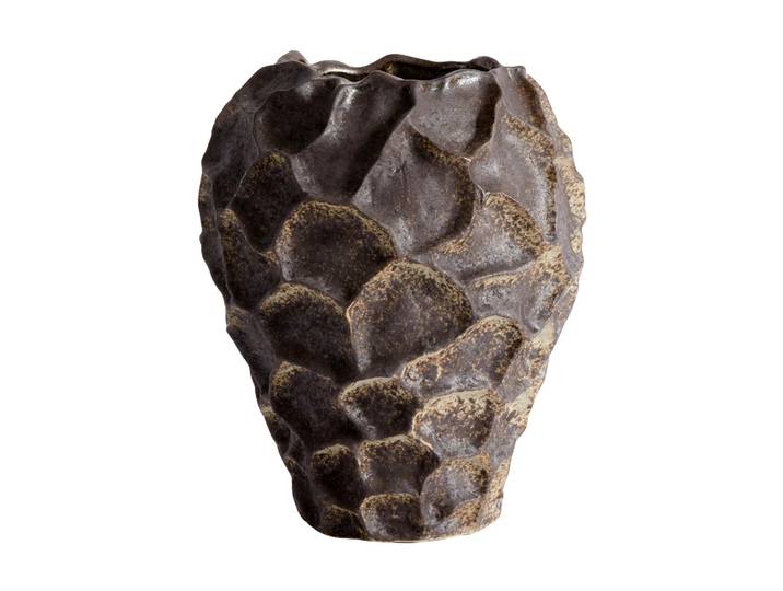 MUUBS Vase Soil 21,5 cm Chocolate