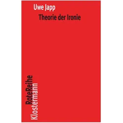 Japp:Theorie der Ironie, Fachbücher von Uwe Japp