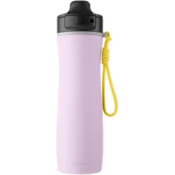 Trinkflasche PROFINO Active (DH 7x23 cm) - lila - DH 7x23 cm