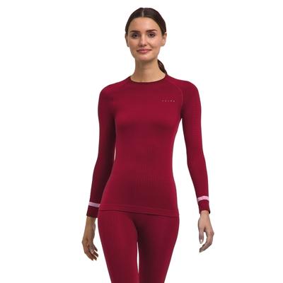 Langarmshirt FALKE "FALKE Langarmshirt", Damen, Gr. XL, rot (merlot (8117)), Shirts Langarmshirt