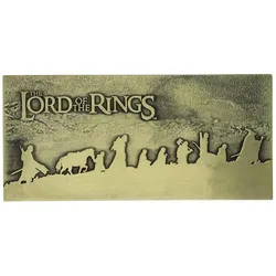 Fanattik, Wandschild, Der Herr der Ringe: Die Gefährten - Limited Edition (10.60 x 18.60 cm)