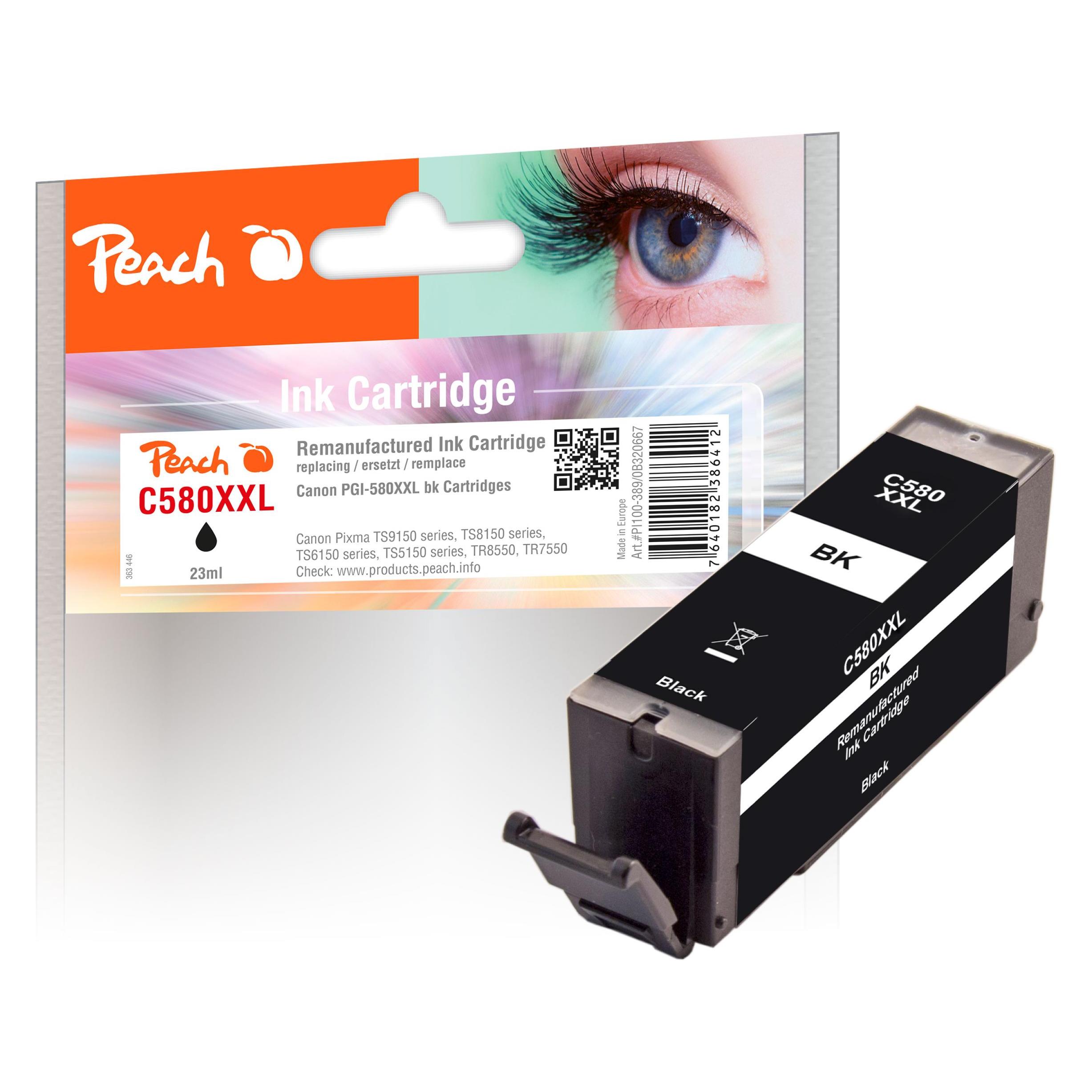 Peach PGI-580XXL (BK) (0F320667)