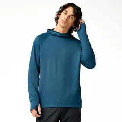 Brooks Herren Momentum Thermal Hoodie blau