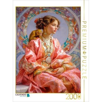 CALVENDO Puzzle Sinnliche Schönheit des Jugendstils | 2000 Teile Lege-Größe 90x67cm Foto-Puzzle für glückliche Stunden