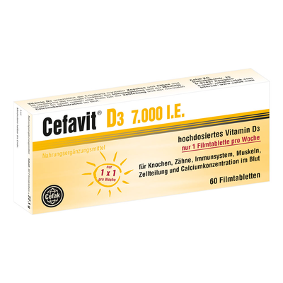 Cefak KG CEFAVIT D3 7.000 I.E. Filmtabletten 7.4 g 12347743
