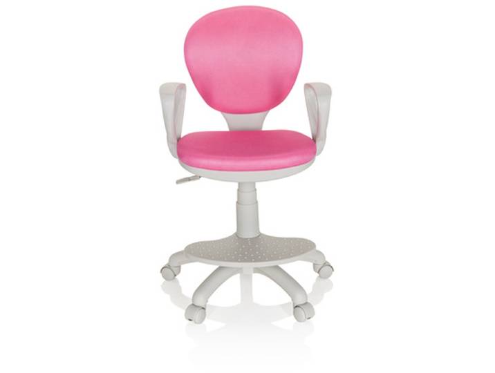 Kinder bureaustoel KID COLOUR G1 stof roze hjh OFFICE