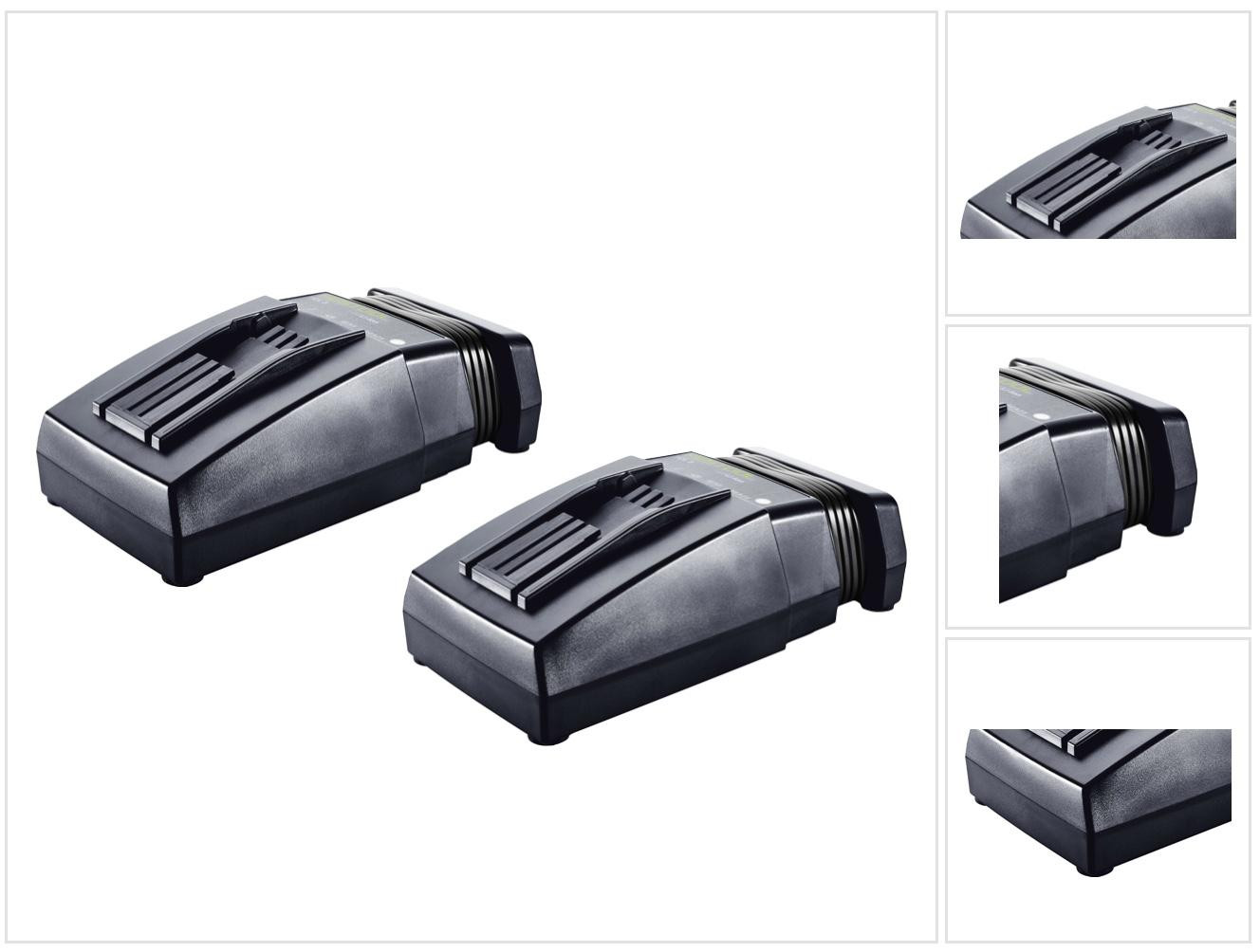 Festool Dubbele laderset voor 2x TCL 6 Li-Ion accu's (2x 201135)