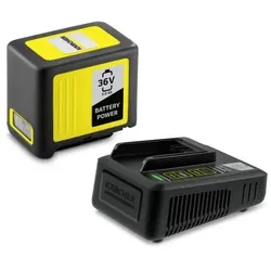 KÄRCHER Starter Kit Battery Power 36/50 | 36V / 5,0 Ah Wechselakku & Schnellladegerät | Real Time Technology