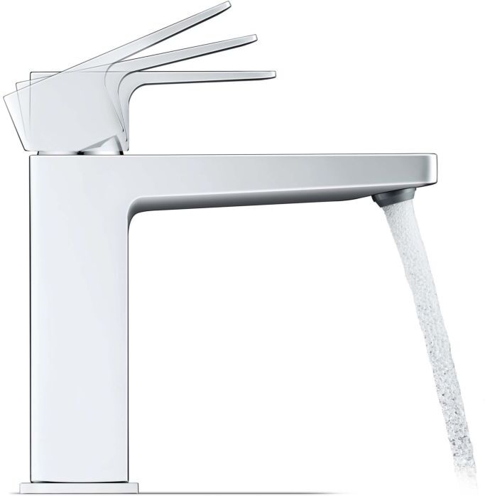 Duravit M Manhattan Waschtischarmatur MH1020002010 Ausladung 129mm, ohne Zugstangen-Ablaufgarnitur, chrom