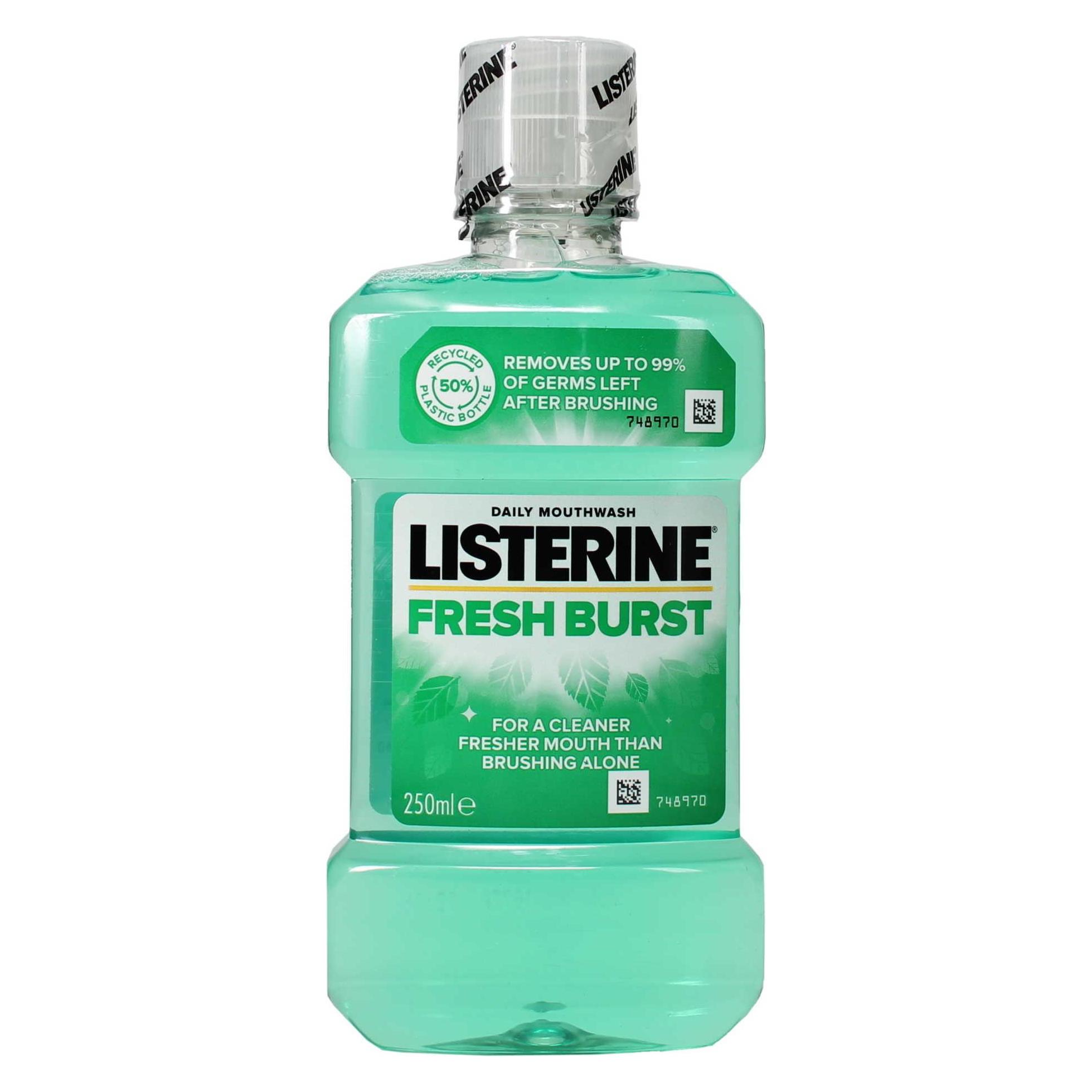 Listerine Mouthwash Fresh Burst (250 ml, Mundspülung) (5010123703431)
