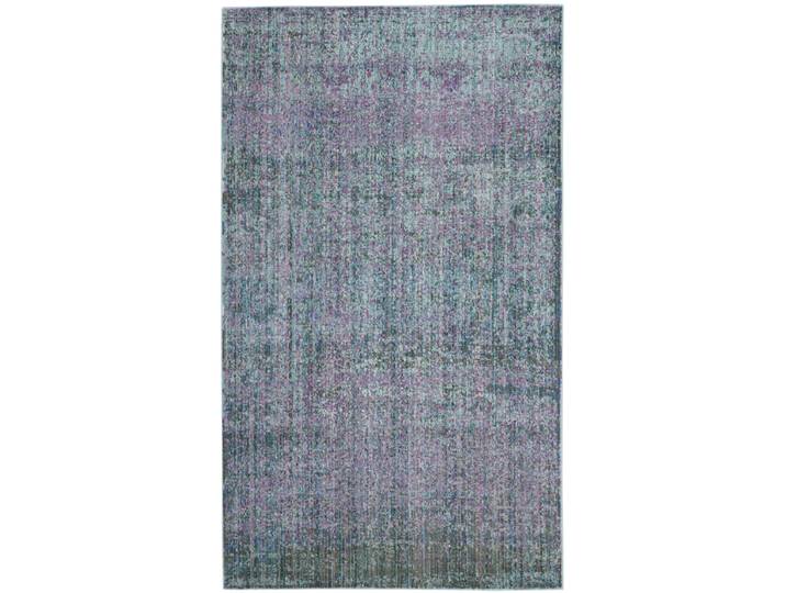 Tapis artisanat inspiré en polyester bleu/multicolore, 122 x 183 cm