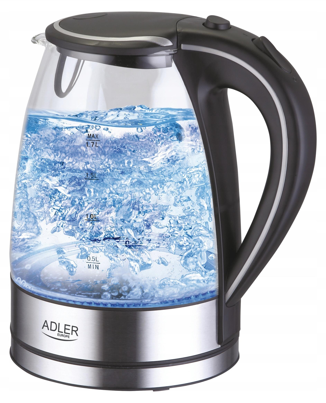 Adler AD 1225 waterkoker, transparant