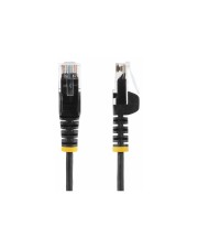 StarTech.com Cable Black Slim Cat6 Patch Cord 1m Kabel Netzwerk 1 m low-smoke zero-halogen Schwarz (N6PAT100CMBKS)