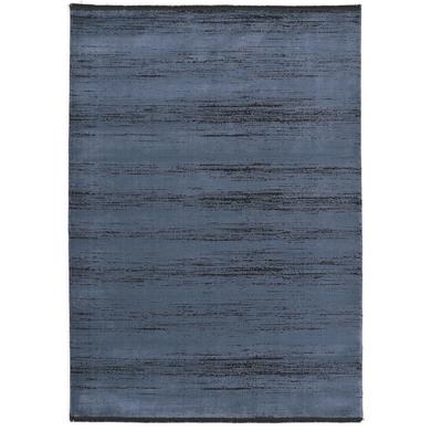 Teppich MUSTERRING "DALLAS", blau, B:78cm H:8mm L:150cm, Polyester, Teppiche, Teppich, exlcusive MUSTERRING DELUXE COLLECTION