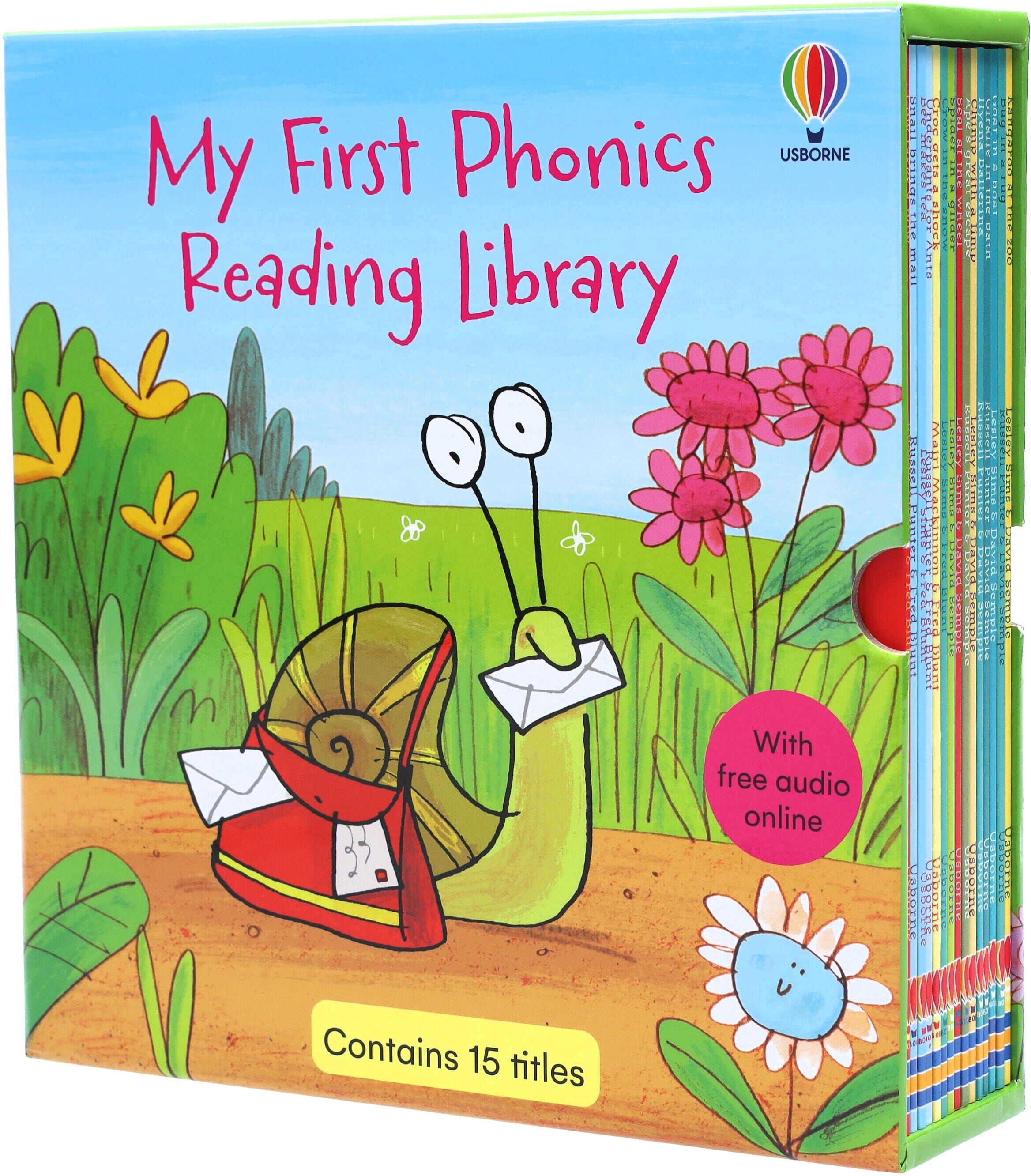 Usborne First Phonics Reading Library 15 Books - Ages 0-5 - Paperback Usborne Publishing Ltd