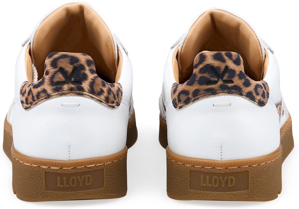 Sneaker LLOYD "Hochwertiger Sneaker", Damen, Gr. 39, braun (braunmeliert), Leder, Schuhe Sneaker, mit modernem Design