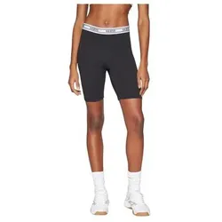 Guess, Damen, Tights, Damen Leggings mit kurzem Bein Radfahren New Aline Short Eco Schwarz (M), Schwarz