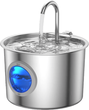 Inspire Picks Stainless Steel Automatic Cat Water Fountain Cat Water Fountain With Filter For Cats & Dogs 2.2l Model B