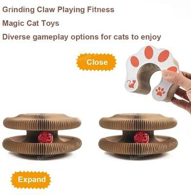 Inspired Living Magic Organ Cat Scratcher Ball Toy 2pcs