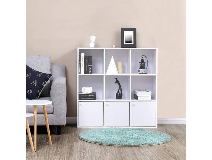 Regal Miellin 98 x 98 x 25cm Weiß
