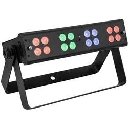 Eurolite Set 2x LED Silent Bar 16x4W RGB/WW + Soft-Bag (4 W, LED), Scheinwerfer, Schwarz