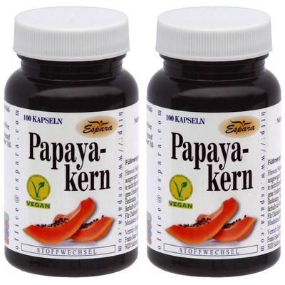 Papayakern Kapseln 2x 2x100 St