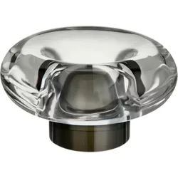 Orion Teelichthalter 6,3 cm, transparent grau