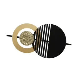 Wanddekoration   , mehrfarbig , Metall,Eisen , Maße (cm): H: 50,2 T: 3.8