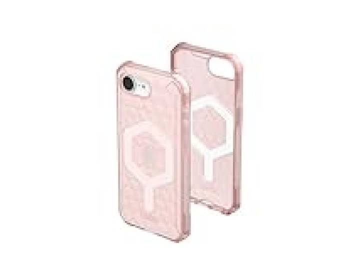 Urban Armor Gear Essential Armor MS Case Apple iPhone 16e Coque (Chargement sans Fil/magnétique optimisé, 4,6m Protection Contre Les Chutes) Rose (Transparent)