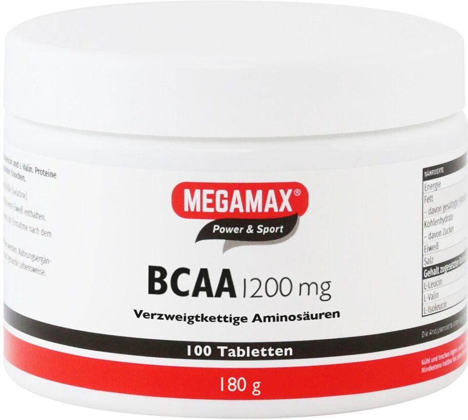 Bcaa 1200 mg Megamax Tabletten 100stk