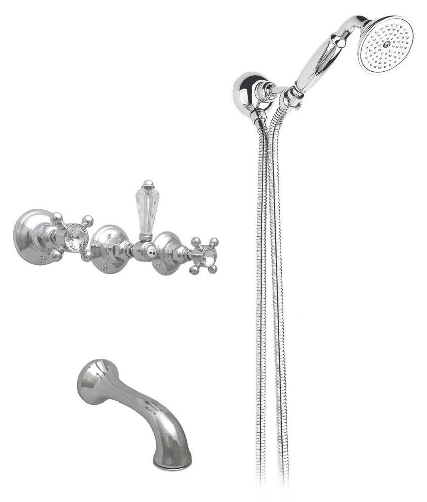 CASA39 Nicolazzi Half Dome Crystal Unterputz-Einhandmischer 1403 CR 93