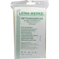 RETTUNGSDECKE 160x220 cm gold/silber 1 St